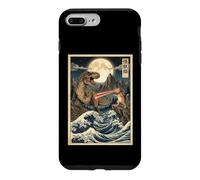 Cat Trex Monster Battle est Un passionné de Dinosaures Coque pour iPhone 7 Plus/8 Plus