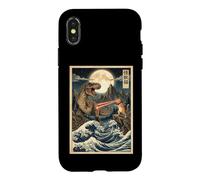 Cat Trex Monster Battle est Un passionné de Dinosaures Coque pour iPhone X/XS