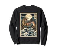 Cat Trex Monster Battle est Un passionné de Dinosaures Sweatshirt
