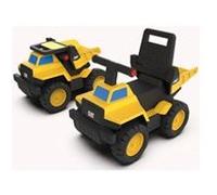 Cat Camion-Benne Porteur Play and Ride | Porteur pour Enfant | Camion Porteur pour Enfant en Acier | Benne Basculante | Véritable Benne à Ordure Fonctionnelle pour Enfants de 3 Ans et +