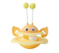 Cat Tumbling Rotating Toy - Small Bee Interactive Cat Toy | Little Bee Design Tumbling Rotating Plate for Medium and Small Cats