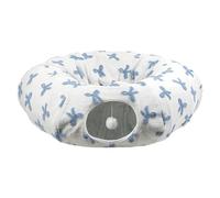 Cat Tunnel - 2 in 1 Soft Interactive Washable House, Bed Tunnel Cave Structure | Plush Play Passage, Durable Foldable Design, Created for Enriching Pet Activity Reducing Boredom