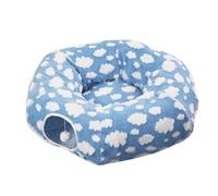 Cat Tunnel Bed - Washable Pet Nest with Ball Toys,