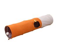 Cat Tunnel Toy, Foldable Puppy Tunnel, 47.24x9.84x9.84in Scratch Resistant Tent, Mental Enrichment Tool, Cats Training Equipment for Living Room, Exercise, Small to Meduim Pets