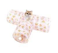 Cat Tunnel Toy, Foldable Tunnel Tube for Kitten, Stylish Folding Pet Tunnels with Peek Hole for Cats, Dogs, Puppies & Bunnies, for Pet, 23.62x9.84x9.84 inches