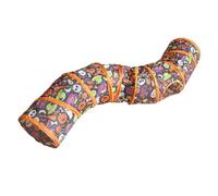 Cat Tunnel - Tunnels Halloween pliable hideouts pour les chats | Tente de tube de compagnie interactive avec design amusant, des cachettes de jeu portables pour chatons, chiots, lapins, furets, lapins