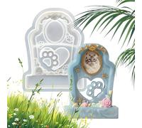 Cat Urn Resin Mold - Hollow Memorial Keepsake Decoration Craft, Resin Molds For Mantel Fireplace Shelf Bookcase Display Cabinet Table Nightstand Dresser Vanity Entryway Window Sill Home DIY Pet