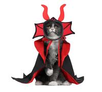 Cat Vampire Cloak - Spooky Dog Cape Costume Dress-up | Costumes pour Animaux De Compagnie Hallowen pour Les Chats Et Les Chiens | Costume De Vampire De Chien | Cape De Manteau D' Po