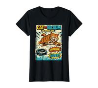 Cat Vs Vacuum The Eternal War Funny Cat Lover pour Homme et Femme T-Shirt Graphique avec Valeur