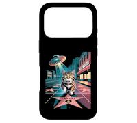 Cat Walk of Fame Kitten LA Los Angeles UFO Alien Coque pour iPhone 17 Pro
