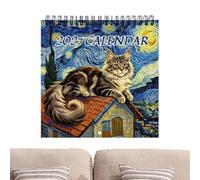Cat Wall Calendar - 2027 12-Month 2027 Personal Date Planning