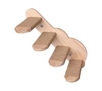 Cat Wall Furniture, Cat Climbing Shelf, Solid Wood Floating Ladder Perch, Space Saving Mounted Platforms, Wooden Stairway for Indoor Rooms and Small Areas, 17.72x7.87x3.94 inches