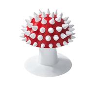 Cat Wall Scratcher, Mushroom Stable Groomer, Self Grooming Comb with Compact Design, Pet Essentials Utility Gear for Daily Brushing Short-Hair Puppy Kitten Indoor Living Room Bedroom Home