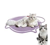 Cat Wall Scratcher, Round Scratch Pad with Hanging Ears, Cotton Twine Cats Toy and Furniture Protector, Cozy Bed for Couch Or Sofa, Essential Cat Accessory for Play and Rest, 43cm