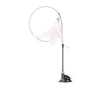 Cat Wand Toy - 37.4" Cat Teaser Wall avec ventouse | Jouet d'entraînement
