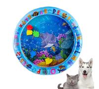 Cat Water Bed - Cat Play Mat Water | PAD COOD DOG CHIN, Refroidissement Sensoriel Activité D'exercice Pour Animaux De Compagnie De Lit D'eau Portable Pour Le Balcon Extérieur De Voyage À Domicile En I