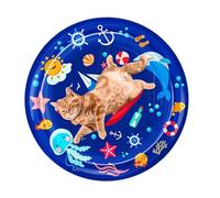Cat Water Bed - Tuummy Time Mat | Interactive Cat Toys for Play Feel Cool Comfortable Indoor Entertainment Play Pad Toy for Outdoor Indoor Activity Water Mat for Kitten Dog