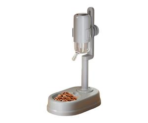 Cat Water Dispenser - Height Adjustable Anti Drip, 750ml Pet Standing Waterer Medium Size, Material, Convenient Hydration Solution for Small Animals Hamster Squirrel Hedgehog Bunny