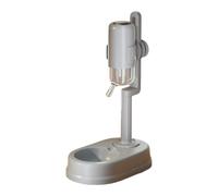 Cat Water Dispenser - Height Adjustable Anti Drip Waterer | Pet Standing Drinking Dispenser | 750ml Dog Feeder Bottle for Small Animals, Hamster, Squirrel, Hedgehog Bunny Indoor Outdoor