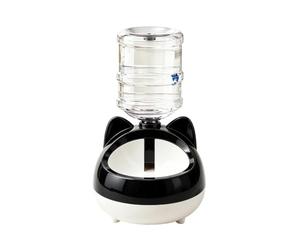 Cat Water Dispenser | Non Electric Auto Refill Bowl | Spill Proof Base, Universal Bottle Fit, Anti Tip Station, Portable Stand, For Kittens & Small Pets