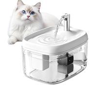 Cat Water Fountain - 1.5L USB Powered Shock Absorbing Quiet Automatic