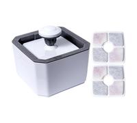 Cat Water Fountain - 2.5L USB Automatic Pet Drinking Dispenser | Pet Drinking Fountain - 2.5L PP Circulating Waterer | Quiet Filtered Hydration | Detachable Bowl For Cats Dogs Indoors
