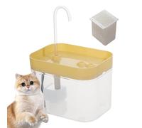 Cat Water Fountain, Automatic Pet Dispenser, Low-Noise Circulating Hydration System, 16.5x13x12cm Transparent Tank, Blue, for Kittens and Small to Large Dogs Supporting Optimal