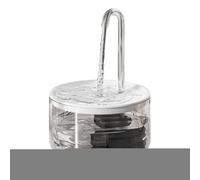 Cat Water Fountain,Battery Operated 1L Wireless USB Cat Fountain | Auto Off Dispenser, Visible Water Feeder Supplies for Indoor Cats Dogs