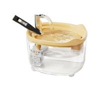 Cat Water Fountain Fontaine automatique pour animaux de compagnie, station de grotte intérieure pour appartements | Distributeur automatique silencieux de nourriture pour animaux de compagnie pour