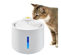 Cat Water Fountain, Puppy Water Dispenser, LED Water Fountain, Rechargeable Pet Fountain, Auto Pet Water Dispenser, Innovative 2l Capacity Cat Water Fountain Ideal for Cat and Small Pets
