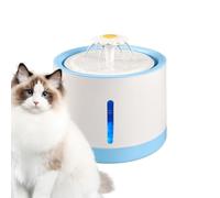 Cat Water Fountain, Puppy Water Dispenser, LED Water Window, Dog Drinking Water Bowl, Rechargeable Dogs Drinking Water Bowls Auto Watering Dish Supplies for Cats Dogs Multiple Pets