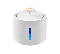 Cat Water Fountain, Puppy Water Dispenser, LED Water Window, Dog Drinking Water Bowl, Rechargeable Dogs Drinking Water Bowls Auto Watering Dish Supplies for Cats Dogs Multiple Pets