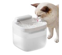 Cat Water Fountain, Strurdy Pet Fountains Puppies, Automatic Circulating Dog Watering Container with Filtered for Clean Hydration, 7.09x7.09x6.1 inches