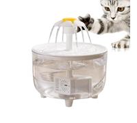 Cat Water Fountain, Transparent Water Dispenser, Circular Water Fountain, Pet Water Pump, Large Capacity Water Feeder, Dog Water Fountain, Kitten Drinking Fountain, Automatic Pet Water Dispenser