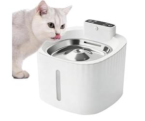 Cat Water Fountain with Wireless Pump, Pet Water Fountain For Cats And Dogs Inside, Detachable Design Easy To Clean | For Puppy Kitten Watering Feeding Household Apartment Outdoor