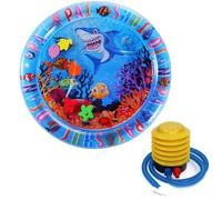 Cat Water Mat with Fish, Ocean Breeze Splashland for Cats Dogs, Water Mat for Cats (#1)