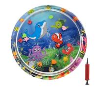 Cat Water Play Mat, Pet Sensory Splash Pad, Cooling Summer Toy with Water Surfaces for Fun Relieve, Indoor Outdoor Use on Floor Balcony Courtyard Backyard, Cats Animals in Hot Weather 35,43 x 3,94 in