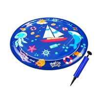 Cat Water Sensory Play Mat, Pet Cooling Cushion, Leak Resistant Splash Feature, Non Slip Interactive Texture Design, Excellent for Pool Backyard Indoor Outdoor Playground Gym Use