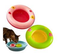 Cat Water Toys, 2 Piece Floating Licking Game for Kitten Hydration and Play | Floating Interactive Design Encourages Licking Drinking And Playful Activity For Kittens Cats At Home Bedroom Balcony Dorm