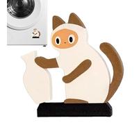 Cat Whisker Holder - Acrylic Cute 6x5.7cm Magnetic Pet Keepsake Box | Cat Whisker Collector Display Case, Commemorative Storage Organizer | for Home Office Dorm Kitchen Apartment Decoration Use