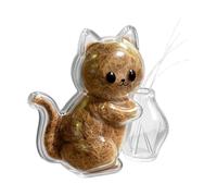 Cat Whisker Storage Box - 2-in-1 Refrigerator Magnet | Multi-Functional Cat Hair & Memory Box | Transparent Visible Pet Keepsake Container, Resin Souvenir