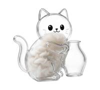 Cat Whisker Storage Box - Cat Hair Memorial Keepsake | Càt Whisker Container | 2-in-1 Refrigerator Magnet, Transparent Visible CàtWhišker Storage, Cute Pet Whišker and Memory Box Souvenir for Frid