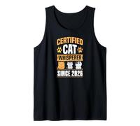 Cat Whisperer Certified Since 2026 Cat Theme Birthday Year Débardeur