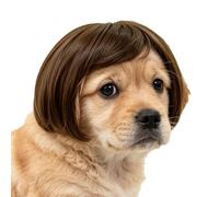 Cat Wig - Adjustable Human-Style Bangs Pet Costume Party Pet Bob Wigs