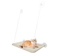 Cat Window Bed, 14.17x8.46x2.95 inches Heavy Duty Windowsill Kitten Resting Soft Perch, Window Hammock Seat with 4 Strong Suction Cups for Indoor Large Pet