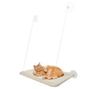 Cat Window Bed, Heavy Duty Perch, Kitten Window Seat, Soft Hammock Rest with Comfortable and Breathable Design for Kittens and Large Cats, 14.17x8.46x2.95 inches