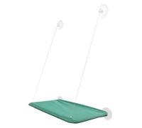 Cat Window Bed, Heavy-Duty Windowsill Kitten Perch, 36x21.5x7.5cm/14.17x8.46x2.95 inches Soft Resting Hammock with 4 Strong Suction Cups for Indoor Large Pet Wood, Mesh, Metal