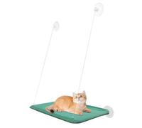 Cat Window Bed, Heavy Duty Windowsill Kitten Resting Soft Perch, Window Hammock Seat with 4 Strong Suction Cups, Ideal for Indoor Large Pets, Comfortable and Space-Saving Pet Furniture