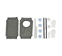 Cat Window Hammock Bed, Cat Window Perch with Sturdy Suction Cup, Double Layer Soft Fabric Design, Easy Installation Cat Window Perch Hammock Seat for Balcony Or Home Use (Grise)