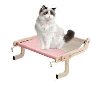 Cat Window Perch - Hanging Cat Hammock, Versatile Pet Lounger | Cats’ Window Shelf, Space-Saving Bed for Kittens, Drawer Cabinet Mounted Cozy Perch for Cats’ Nap Time Comfort